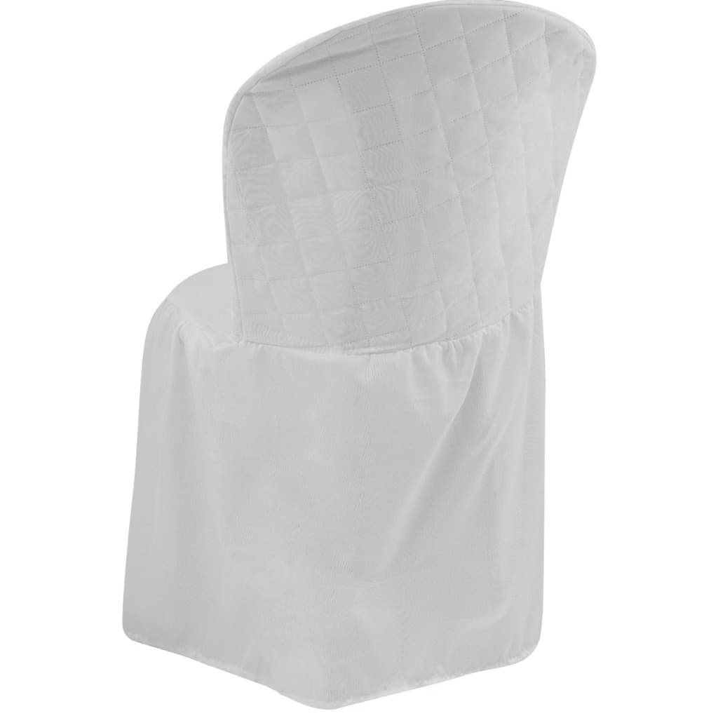 Kit com 04 Capas Para Cadeira De Plástico Em Tecido Matelada Para Festas, Casamento ou Decoração Casual.