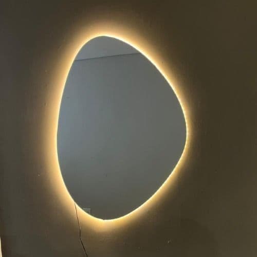 ESPELHO ORGANICO LED MODA BLOGUEIRA MODERNO  50X60