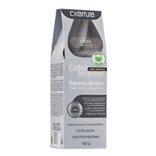 Tonalizante Color Intense Cinza Ckamura Banho Brilho 100g