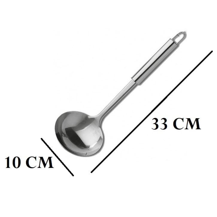 Concha Conchas Para Feijão E Caldos 33x10Cm De Inox Multiuso Para A Sua Cozinha Prático E Fácil Top Útil