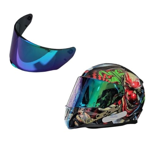 Viseira Espelhada Camaleão Capacete Ls2 Ff320 FF353 rapid (1772CA) Polivisor