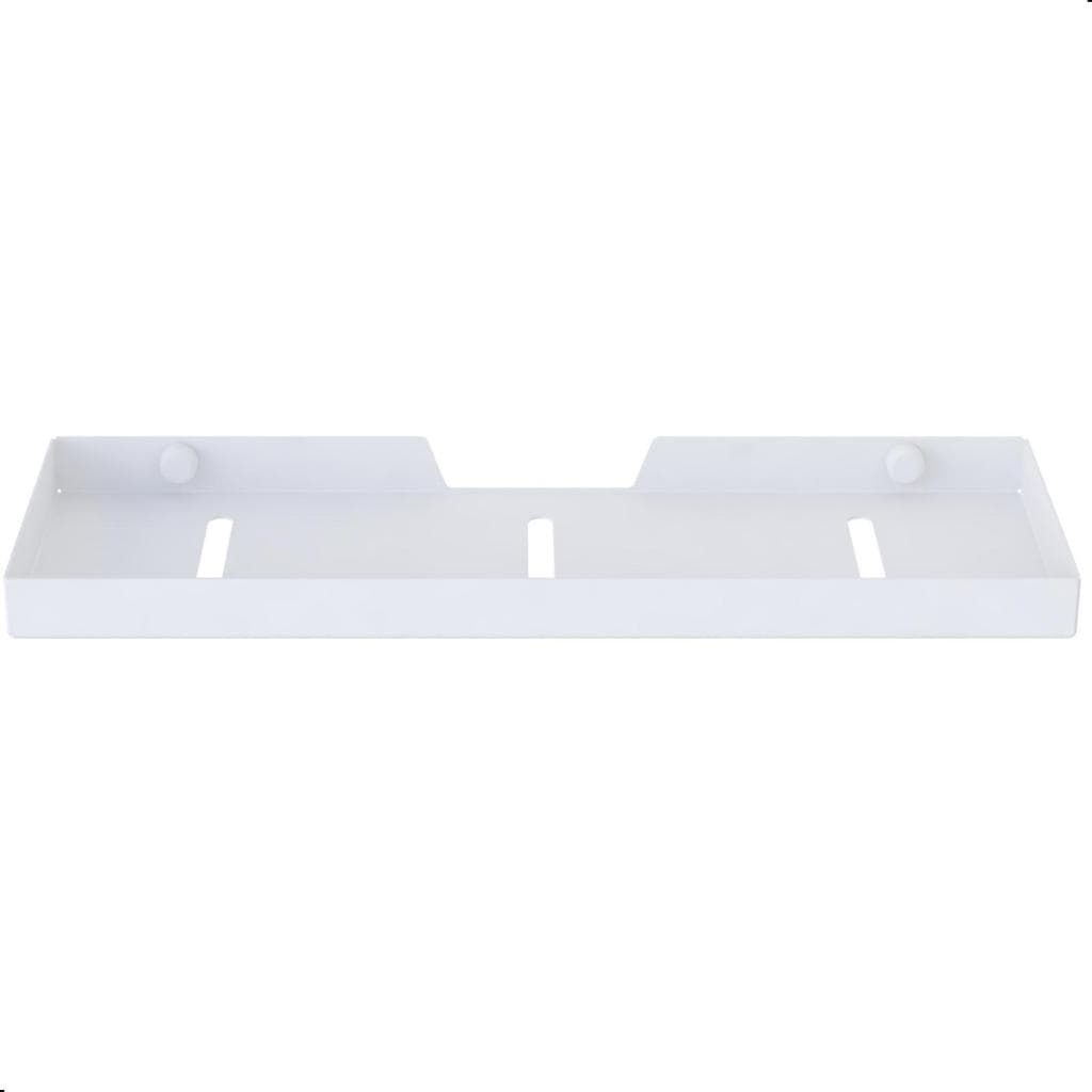 Porta Shampoo Inox Suporte De Parede Banheiro Branco MAX