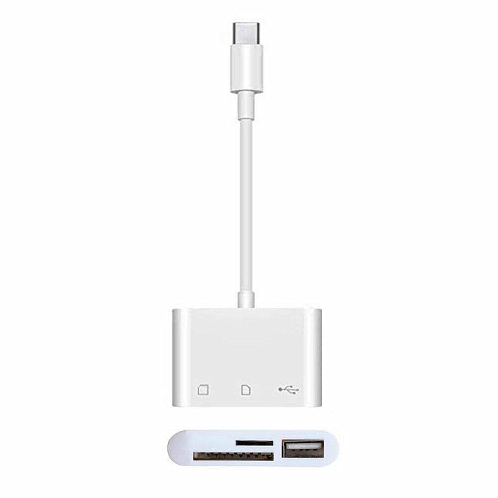Adaptador Hub Tipo C Leitor Cartão De Memória P/ Celular
