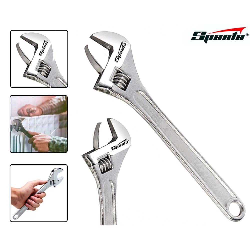 Chave Inglesa Cromada 10" ou 250mm - Sparta