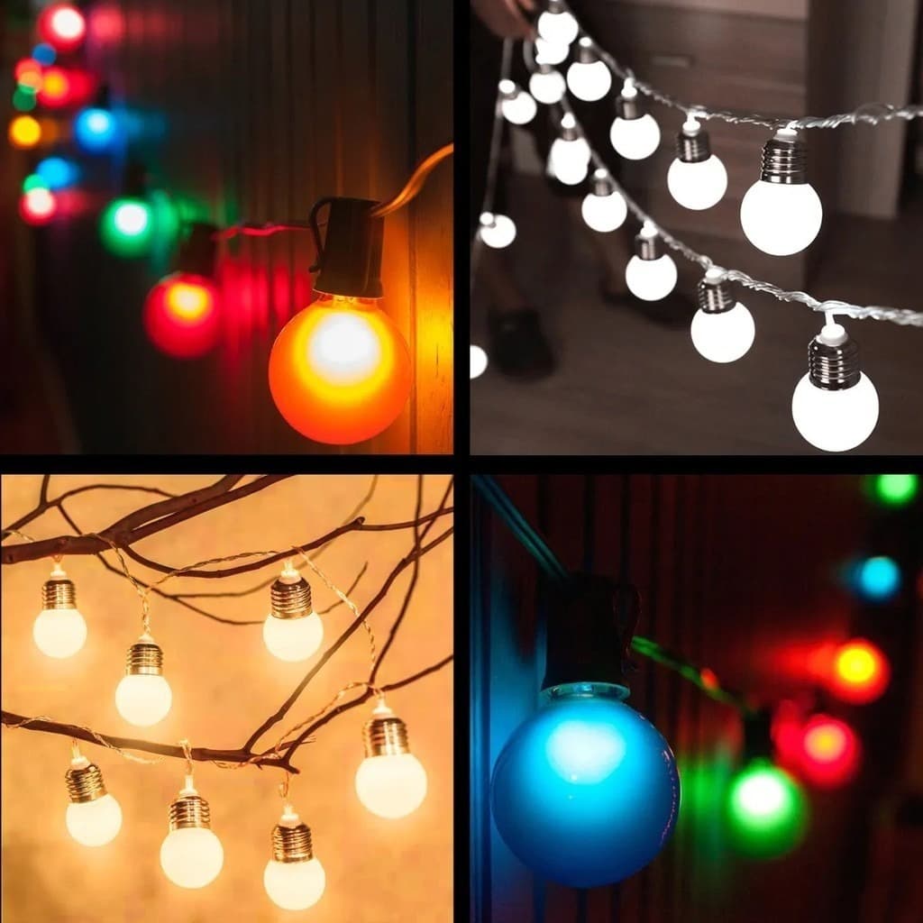 Lampadas Bolinha 15w 220V Coloridas Sortidas