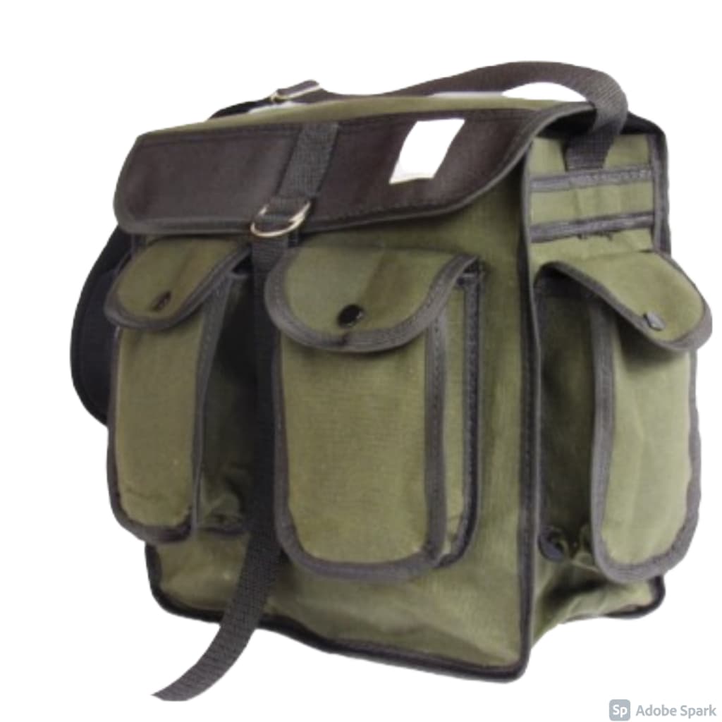Bolsa de pesca embornal pescaria em lona 4 bolsos