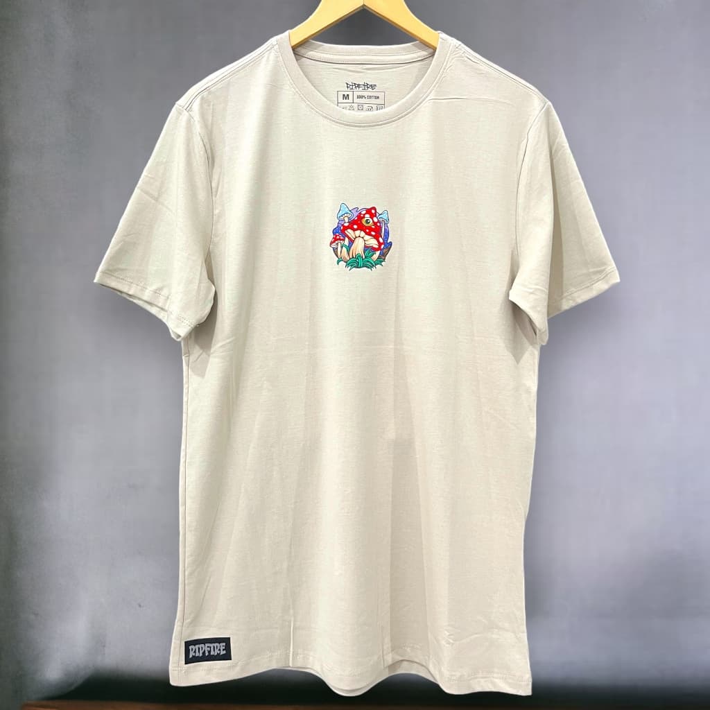 Camiseta Masculina Mushroom Rave Ripfire Algodão com Elastano