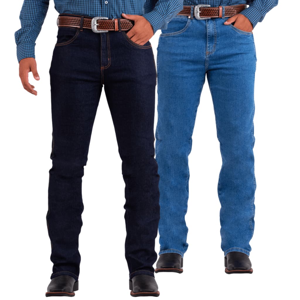 Kit 2 Calças Jeans Tassa Masculina Original Tradicional Country Oferta Imbatível
