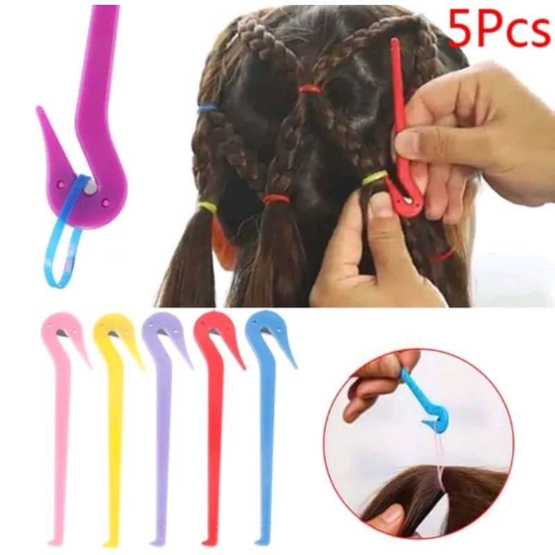 Kit com 5 peças de Cortador de Elásticos de Cabelo