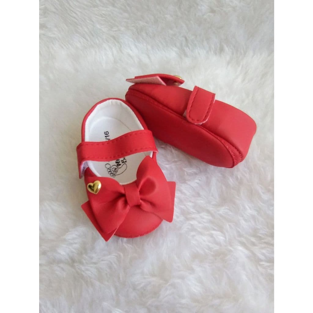 sapatilha  laço de menina bebe sapatinho batizado confortável lindo luxo