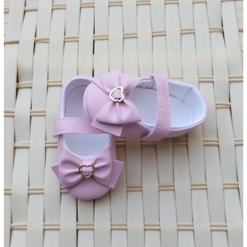 sapatinho de menina bebe meia sapatinho confortável luxo batizado rosa