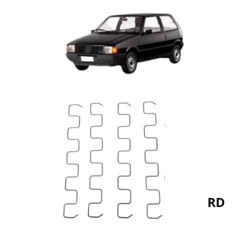 Mola Assento Banco Dianteiro Fiat Uno Palio Fiorino Elba 4pç
