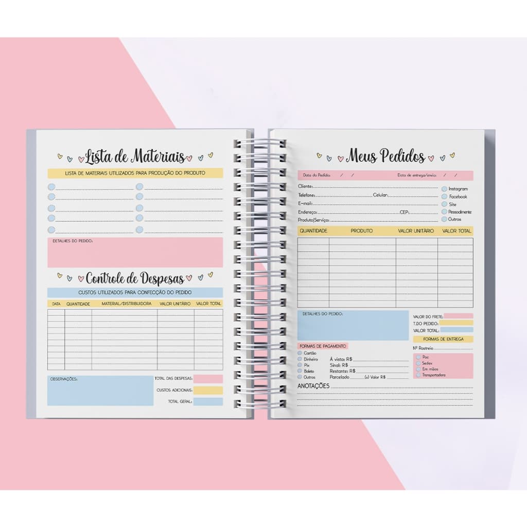 CADERNO DE PEDIDOS