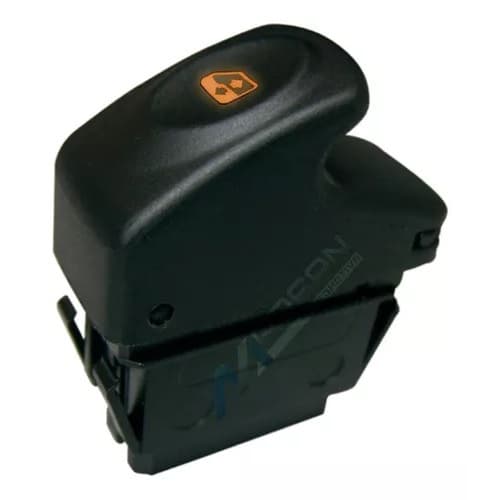 Botão Interruptor Simples Ambar Vidro Eletrico Renault Clio Scenic