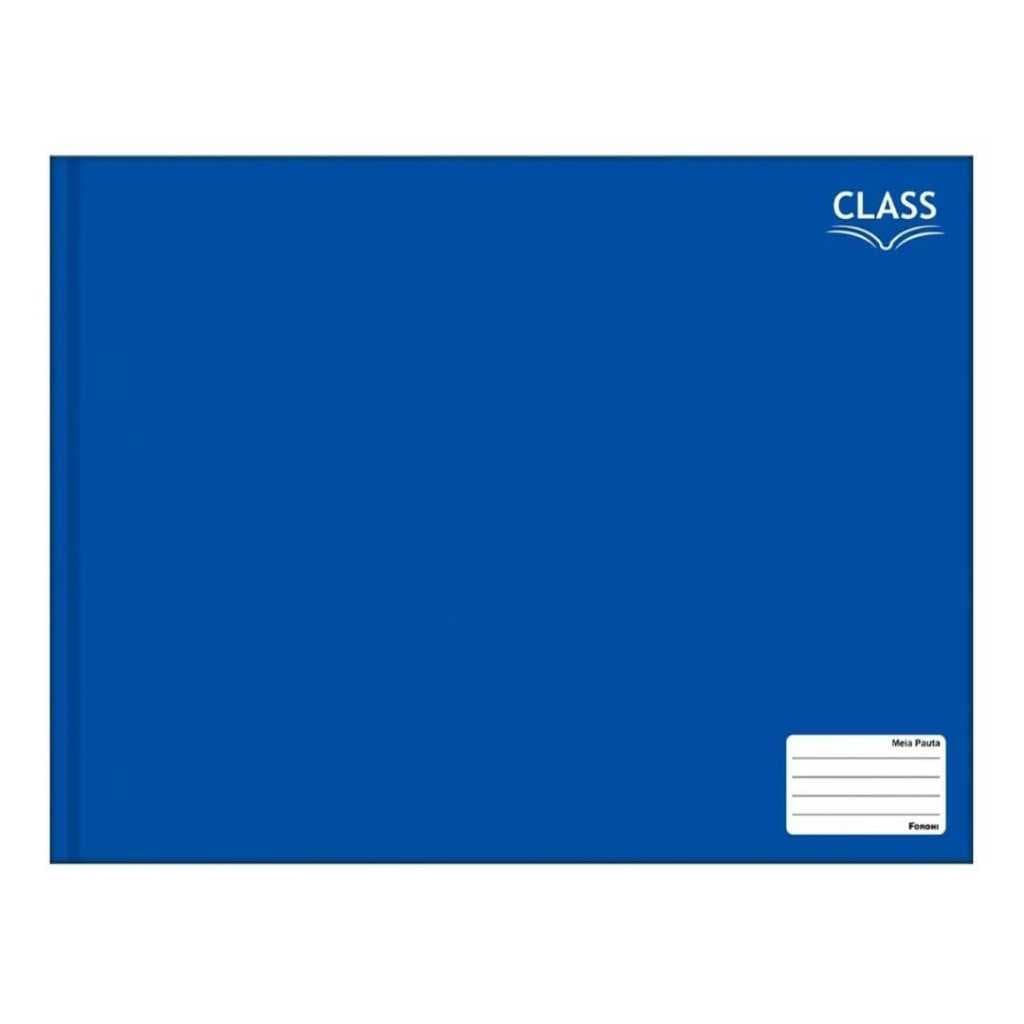 Caderno Meia Pauta Class Brochura Desenho Cores - Foroni