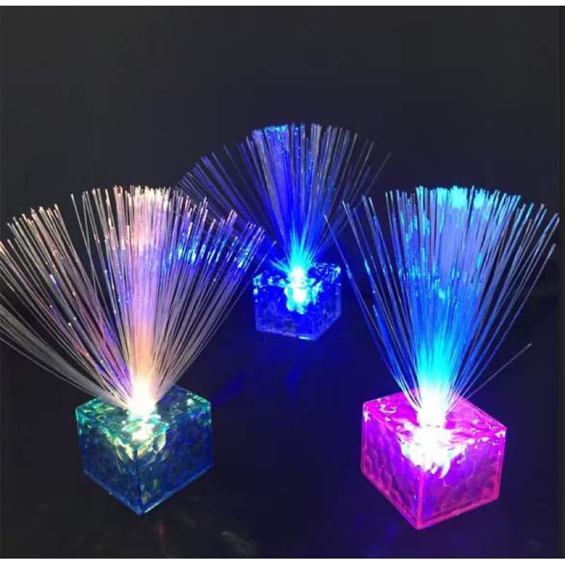 10 Abajur fibra ótica led para decoração festa aniversário casamento