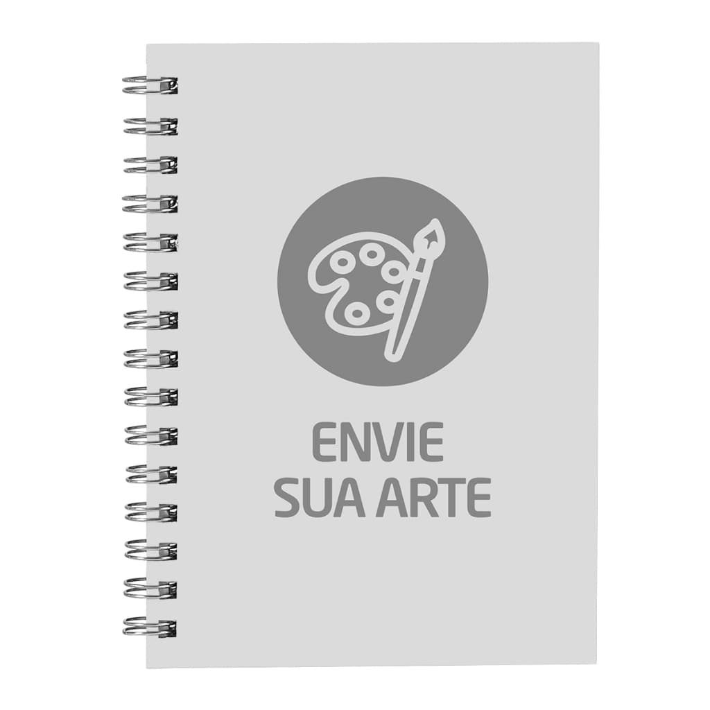 Caderno Envie Sua Arte Personalizado 100 Folhas 14x20 cm