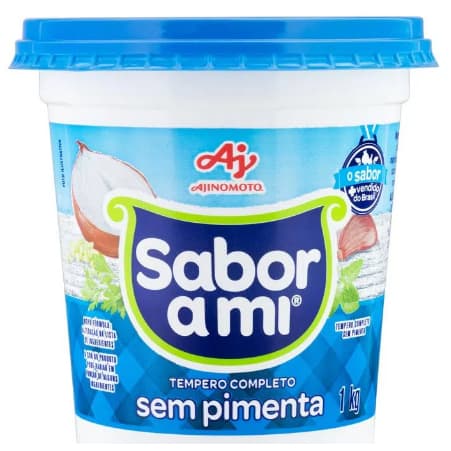 Tempero Completo Sabor A Mi Sem Pimenta 300G - Caixa com 4 Unidades