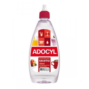 Adoçante adocyl sacarina 100ml - Caixa com 5 Unidades