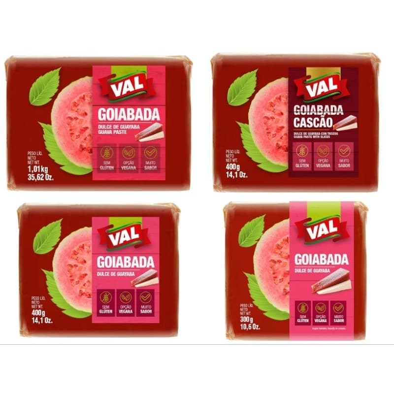 Doce Goiabada Val Alimentos Flow Pack - Escolha em Variação.
