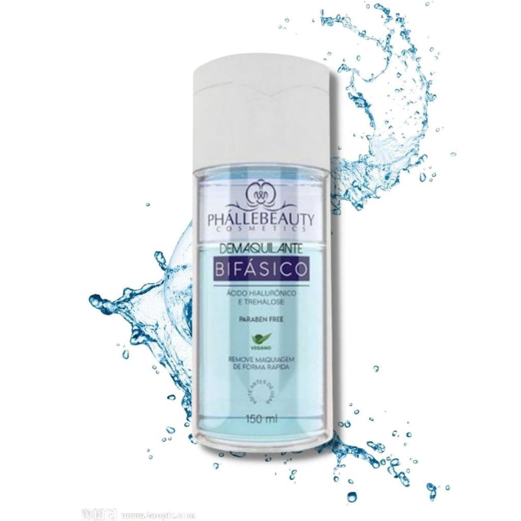 Demaquilante Bifásico PhalleBeauty 150 ML - Suave para Remover Maquiagem