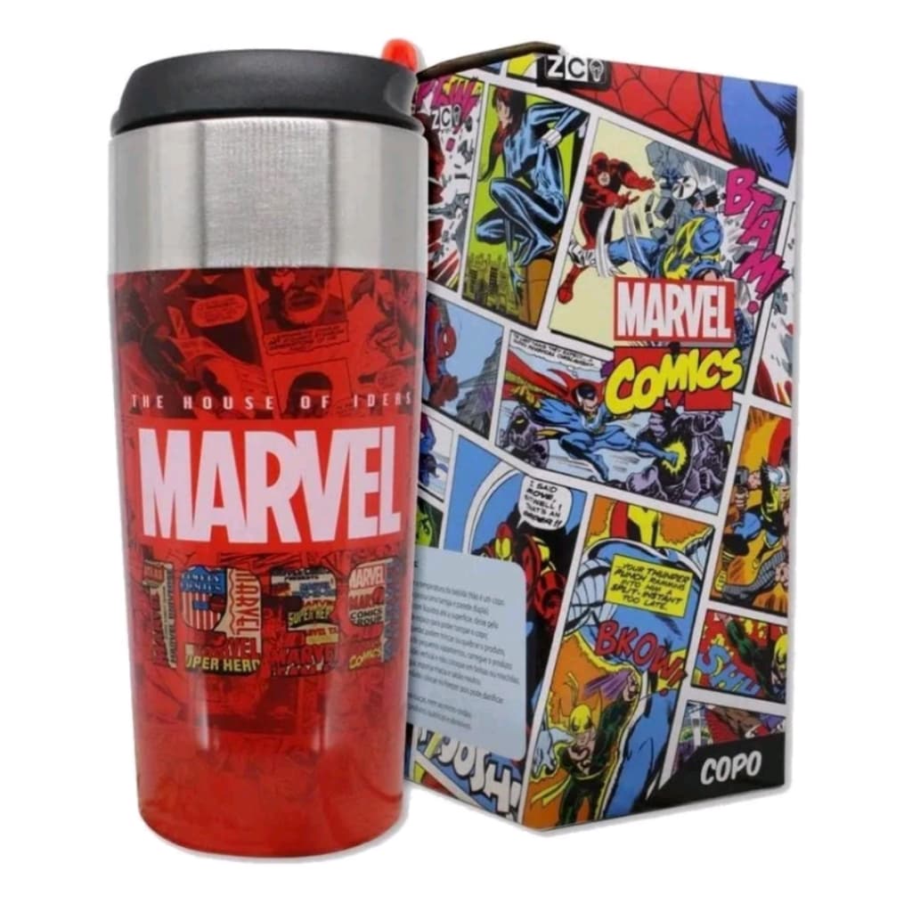 Copo Semi Térmico Vingadores Marvel Zona Criativa