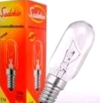 lâmpada geladeira/microondas 15w 127v E14 sadokin