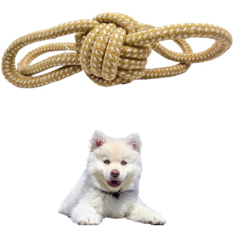 Brinquedo Mordedor Corda com nó para Cachorro