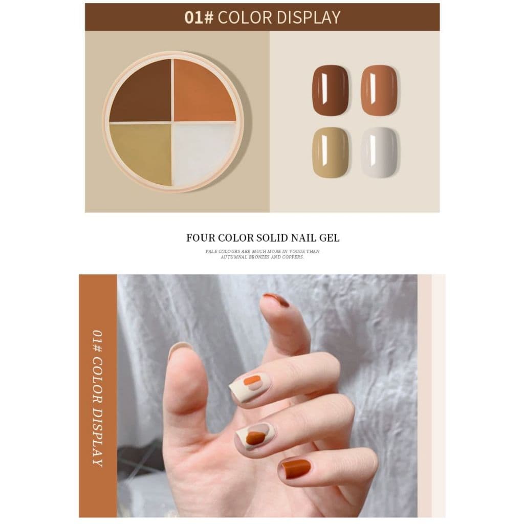 Esmalte De Gel sólido unha polonês popular cor glitter Novidade Envio Aleatório!!