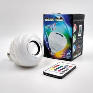 Música Lâmpada Party Ball Led RGB Lâmpada w / Speaker & Controle Remoto