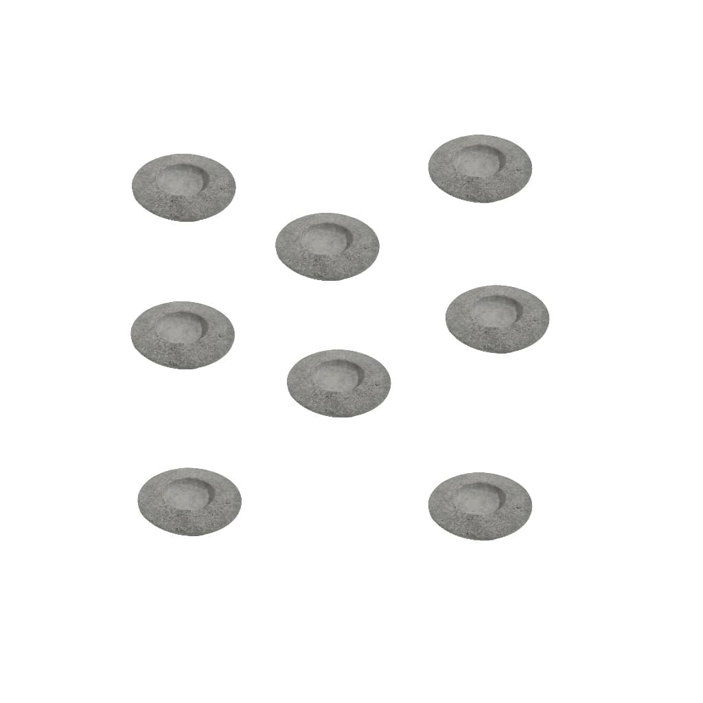 Jogo com 8 Pratos Massas/Risoto em Pedra