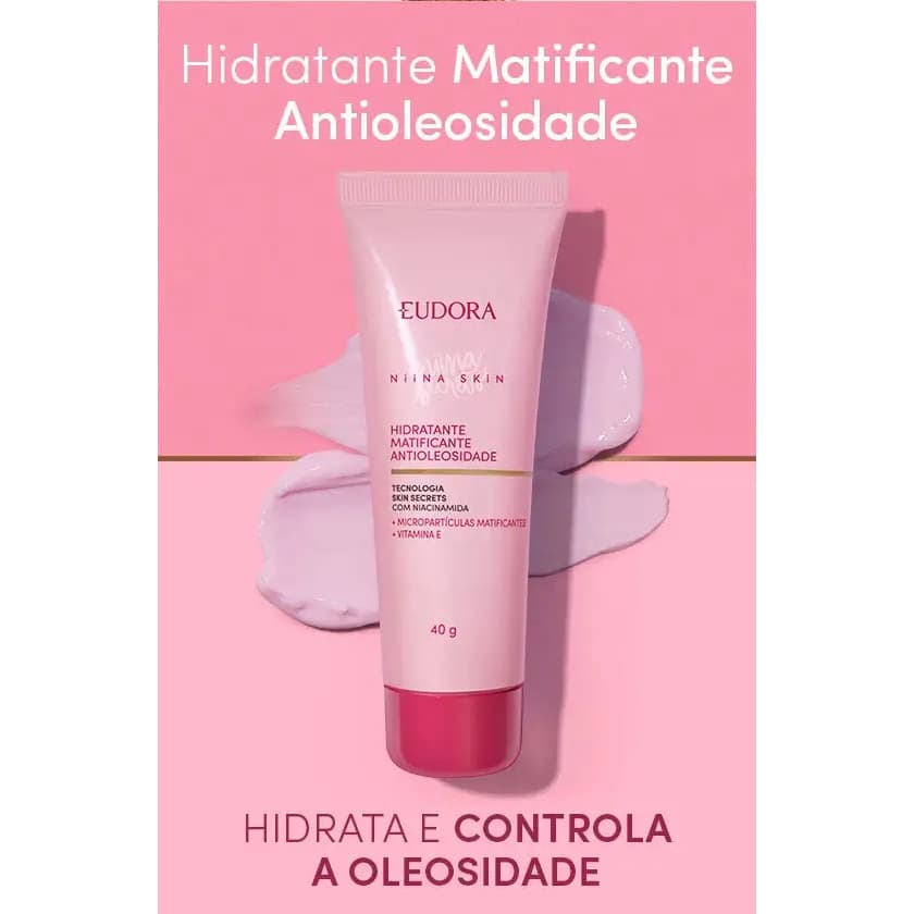 Hidratante Matificante Antioleosidade Niina Skin 40g