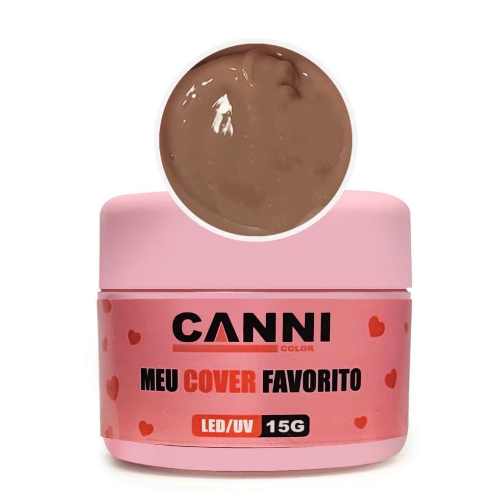 gel unhas led uv 15g canni color meu cover favorito control para naturalidade