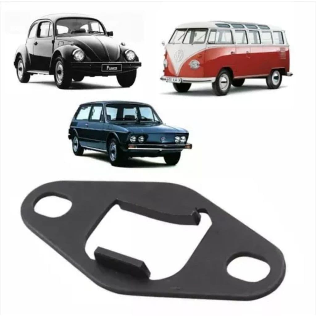 Chapa Guia Alavanca Câmbio Vw Fusca Brasília Kombi Reforçada chapa 2mm