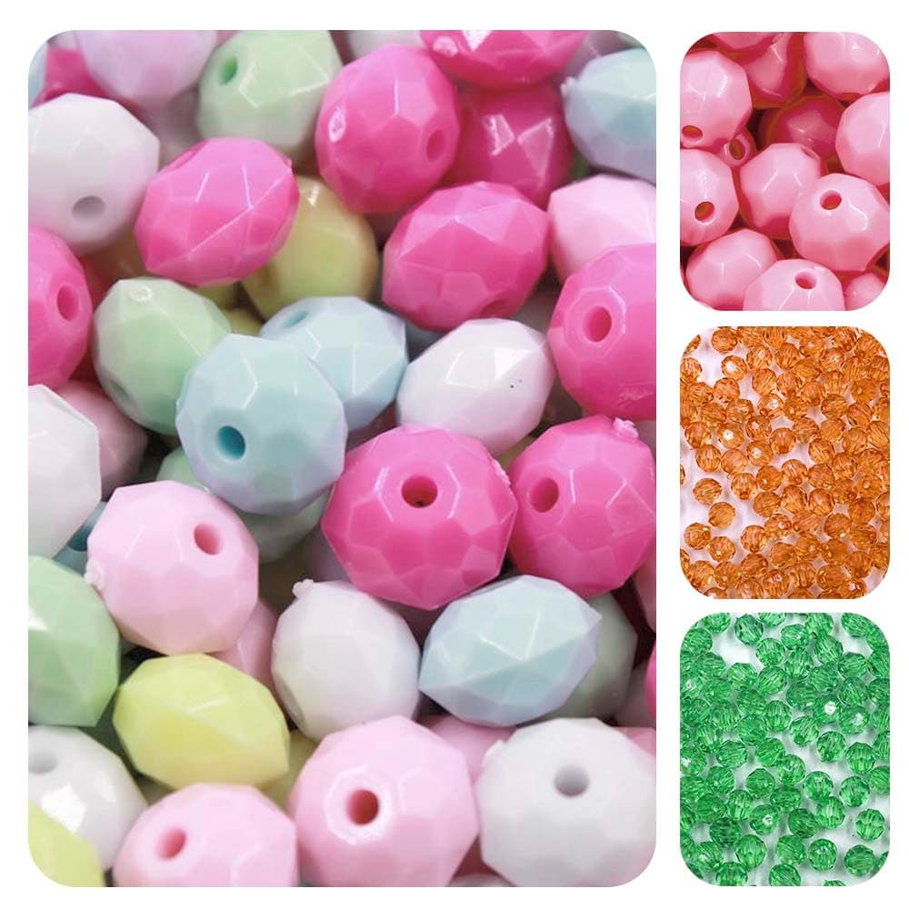 Miçanga Bola Sextavada 8mm (20g/70un)