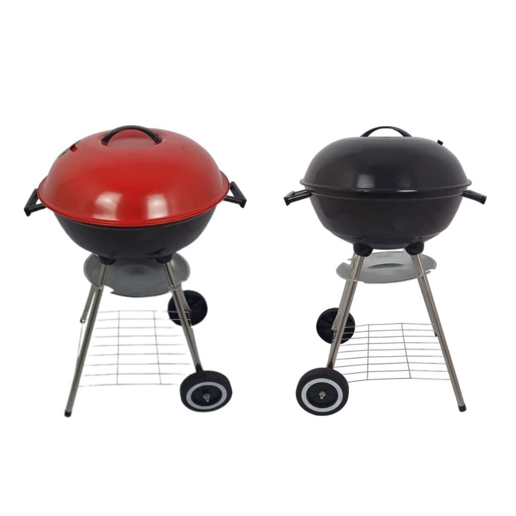 Churrasqueira a Carvão Portátil Americana 17" com Tampa Redonda - Monza