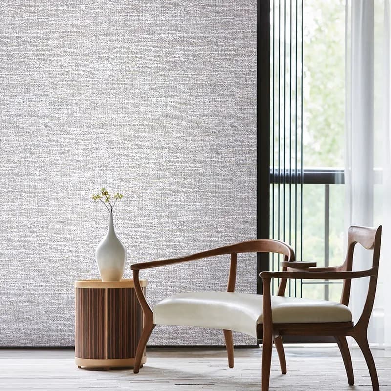 Papel de Parede Linho com Textura Papel de Parede Liso com Desenhos Várias Cores Modelos Estilos Papel Minimalista