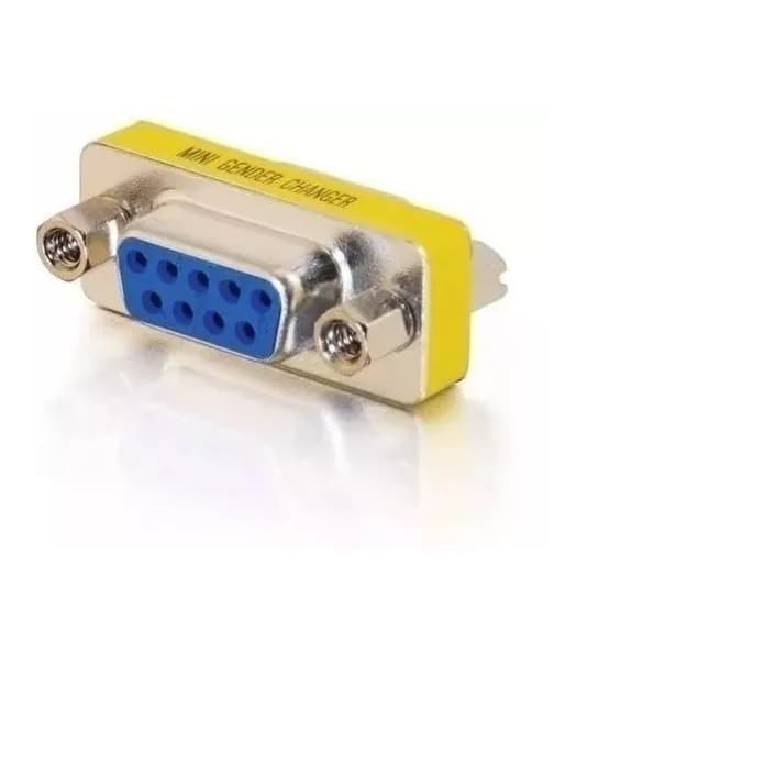 Adaptador Emenda Vga Db9 Fêmea X Fêmea