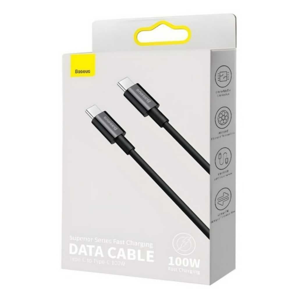 Cabo Turbo 100W USB-C P/ USB-C Superior Series 1 Metro