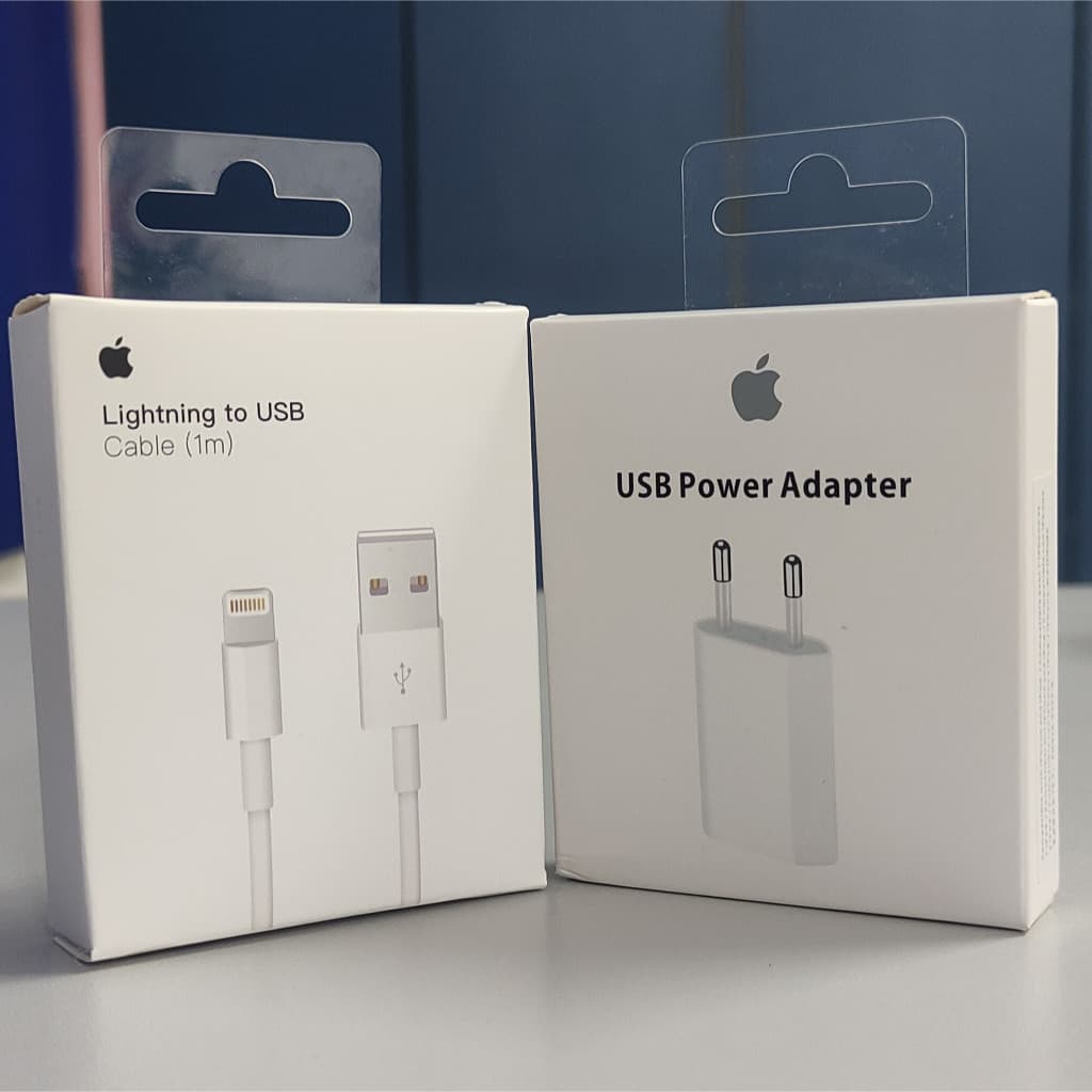 Carregador Compatível Iphone 5 6 7 8 X Xr Xs + Cabo USB