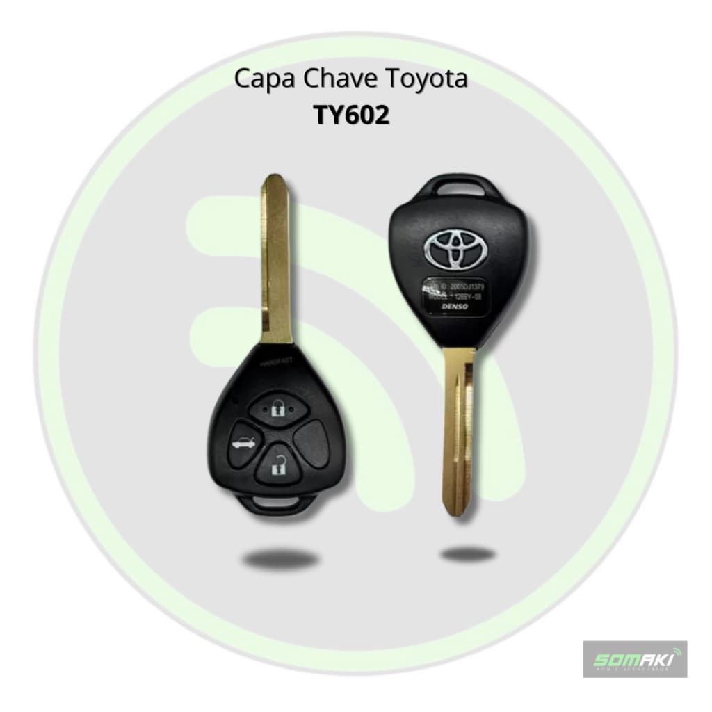 Capa Chave Oca Toyota 3 Botões Hilux Rava SW4