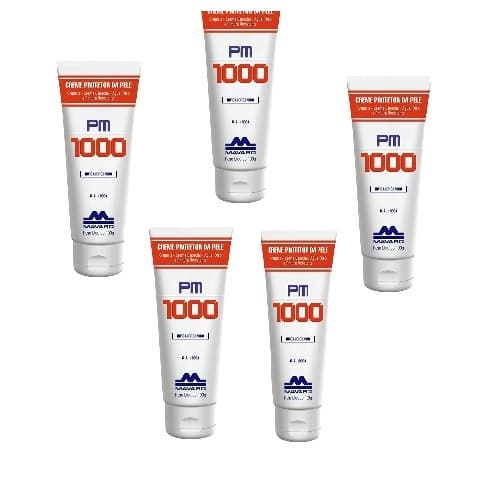 Kit 5 Un Creme De Proteção De Pele Pm 1000 120g - Mavaro