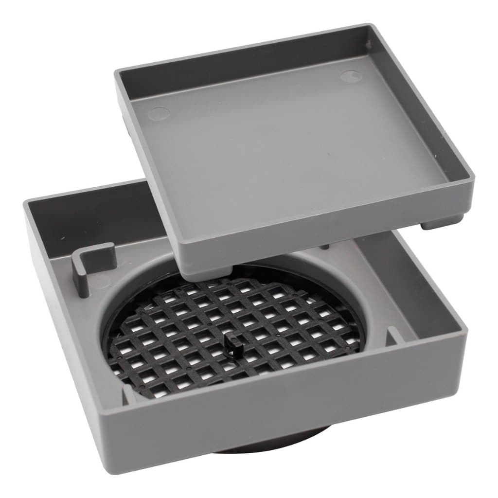 ralo Invisível 10x10cm Oculto Seca Piso Porcelanato Inteligente