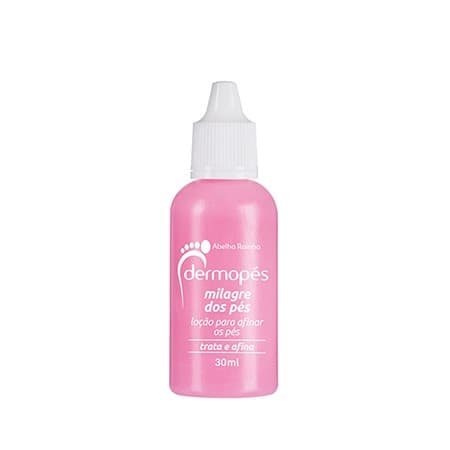 Loção Para Afinar Os Pés Milagre Dos Pés Dermopés Abelha Rainha 30ML