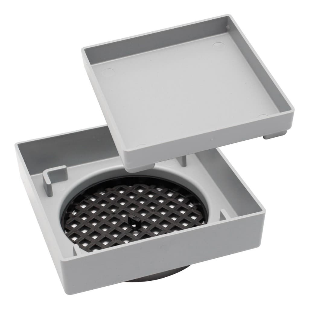 Ralo Oculto 15x15cm Grelha Invisivel Sifonado Porcelanato inteligente