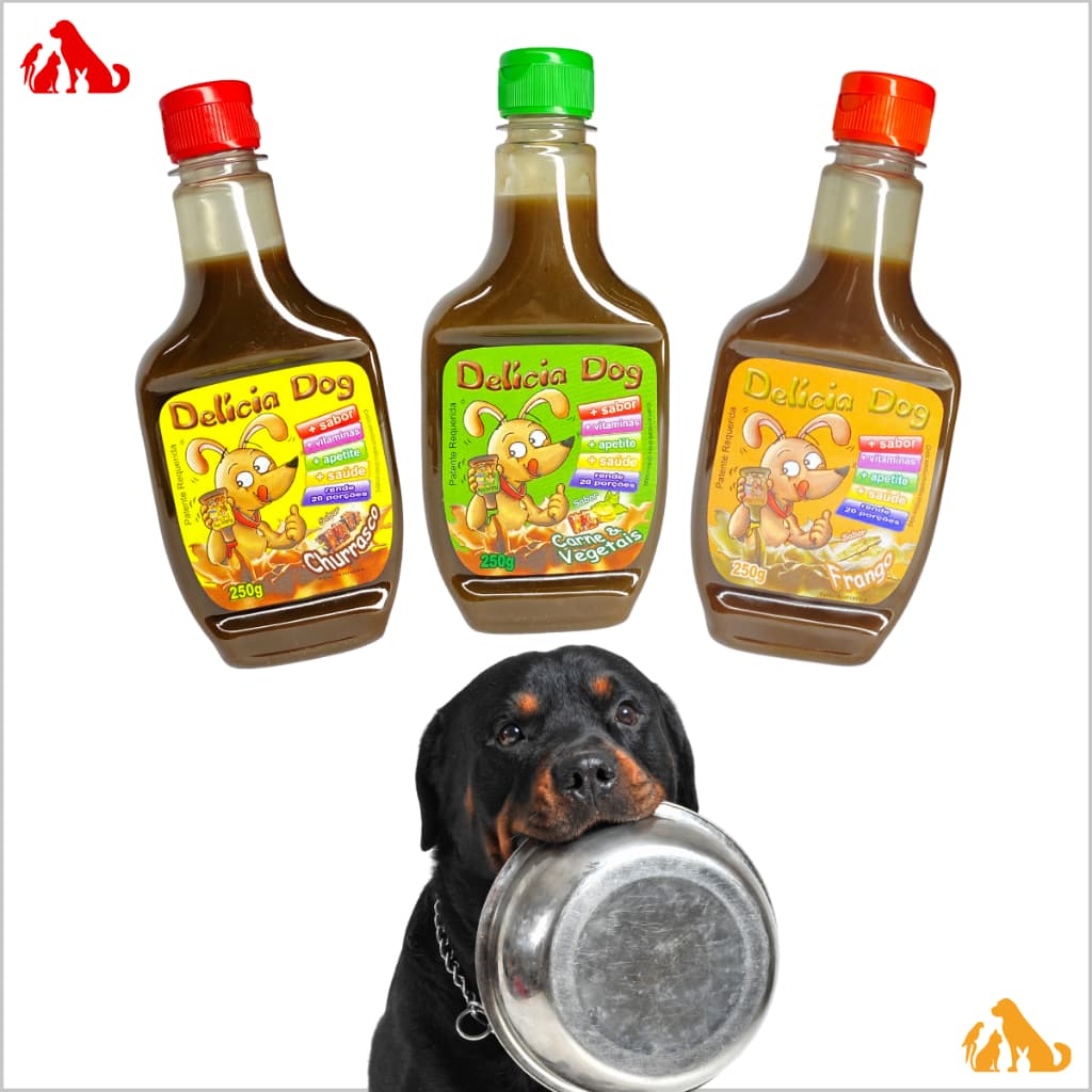 Molho para Ração Úmida liquido de cães  petisco Sache Cachorro