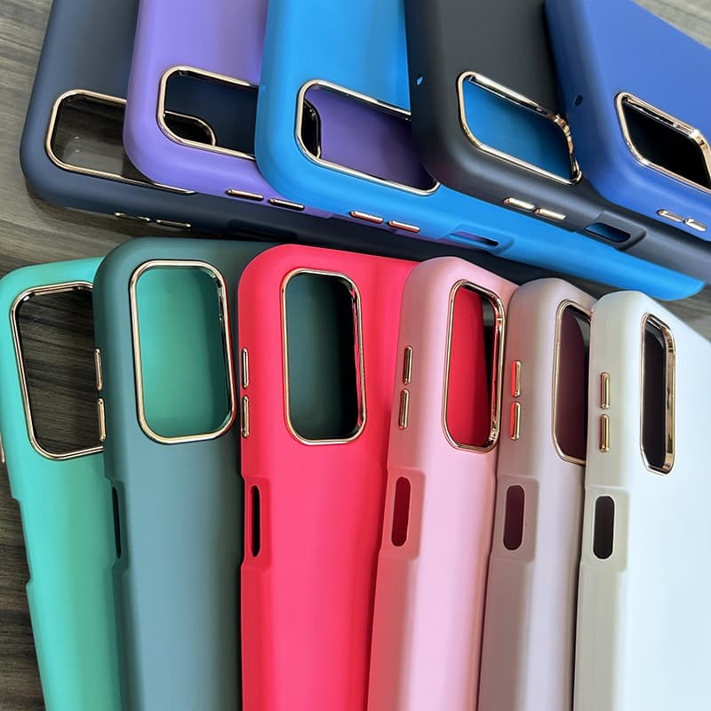 Capa de silicone premium para telefone com sensação de pelei Samsung A73 /A53/ A52/A51