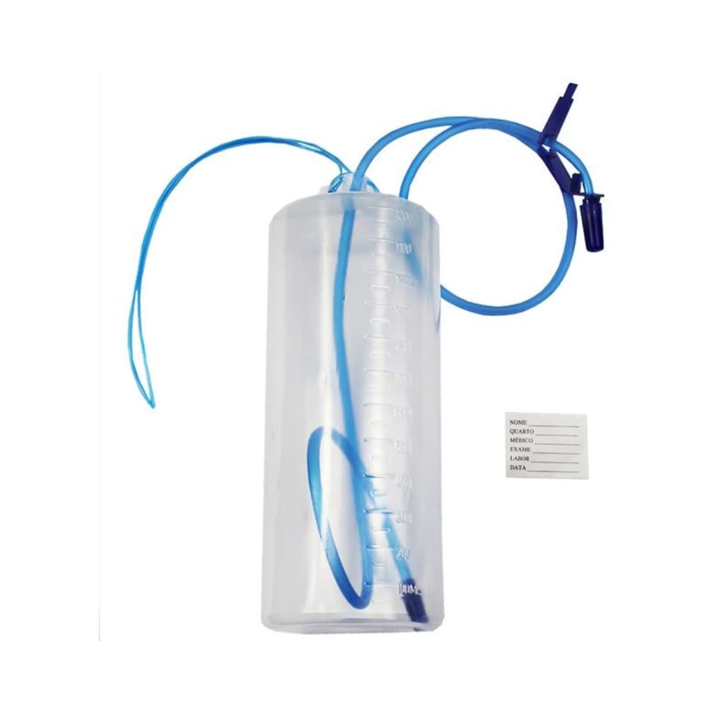 Coletor de Urina Sistema Aberto 1200ml (Tipo Garrafa) Kit 10uni. - BELA