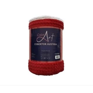 Cobertor Casal Diamond Premium Corttex - Vermelho