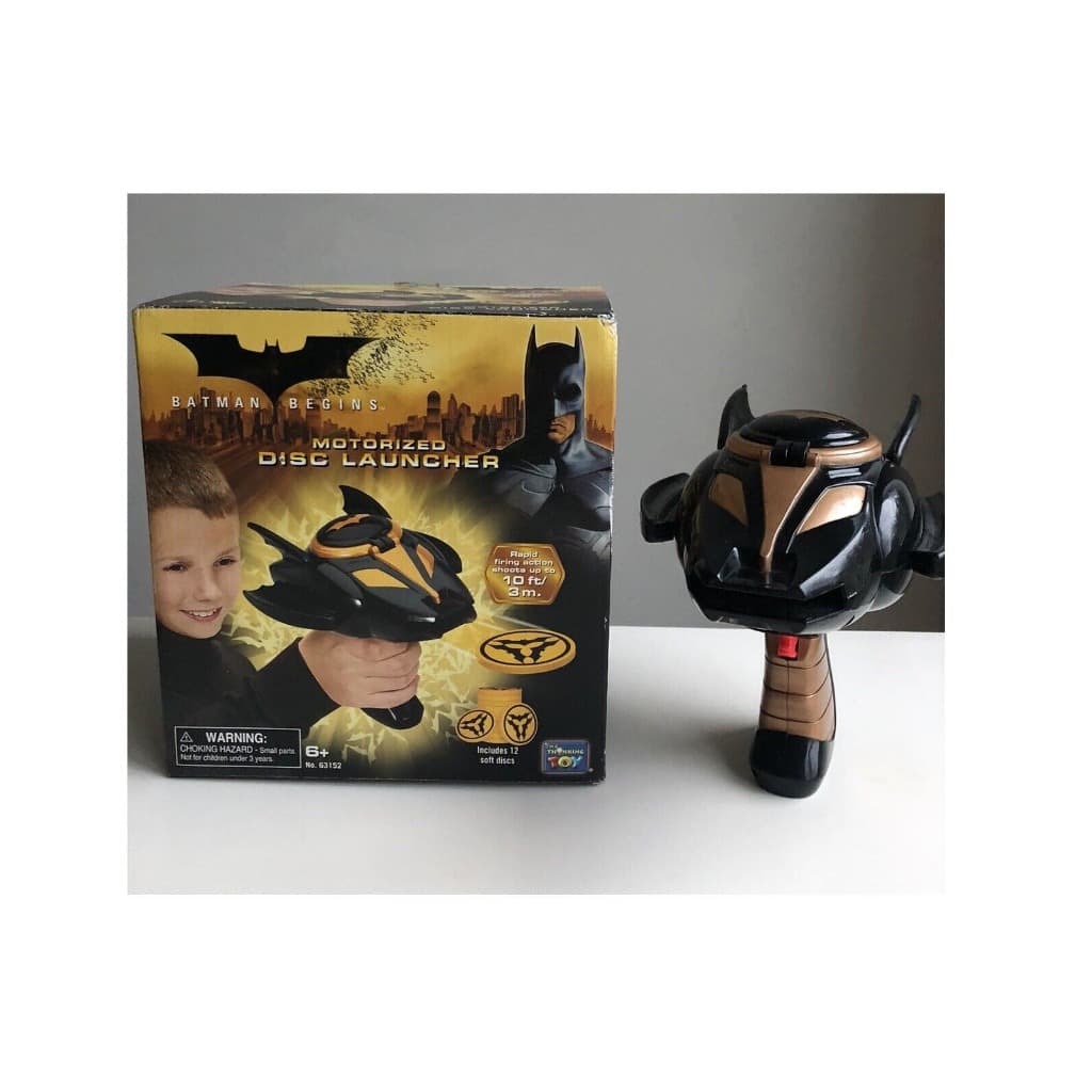 Brinquedo Infantil Batman Begins Motorized Disc Launcher 2005
